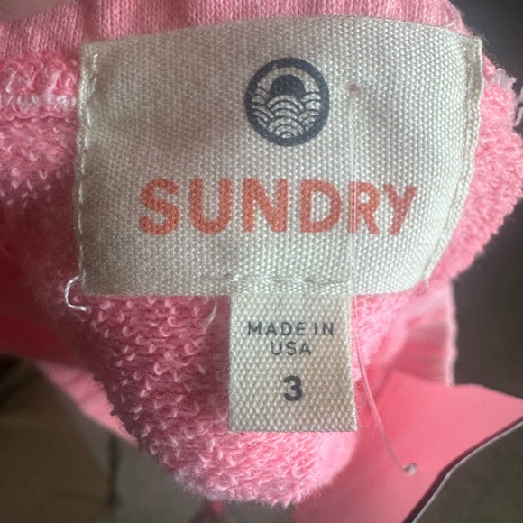 NWT SIZE L/3 Sundry Pink Ruched Pencil Skirt Knee-Length Casual - Picture 6 of 7